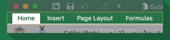 Groups of commands are comprised of buttons and other controls