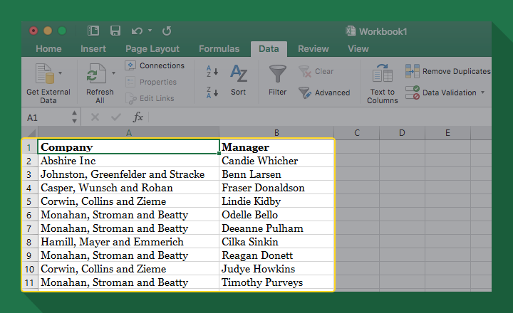 how to consolidate data in excel yahoo