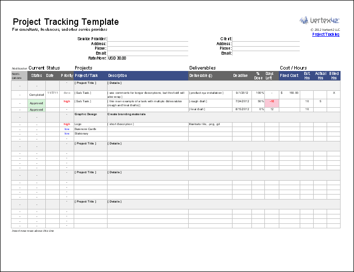 Action Item Tracker Template Excel from cdn.goskills.com