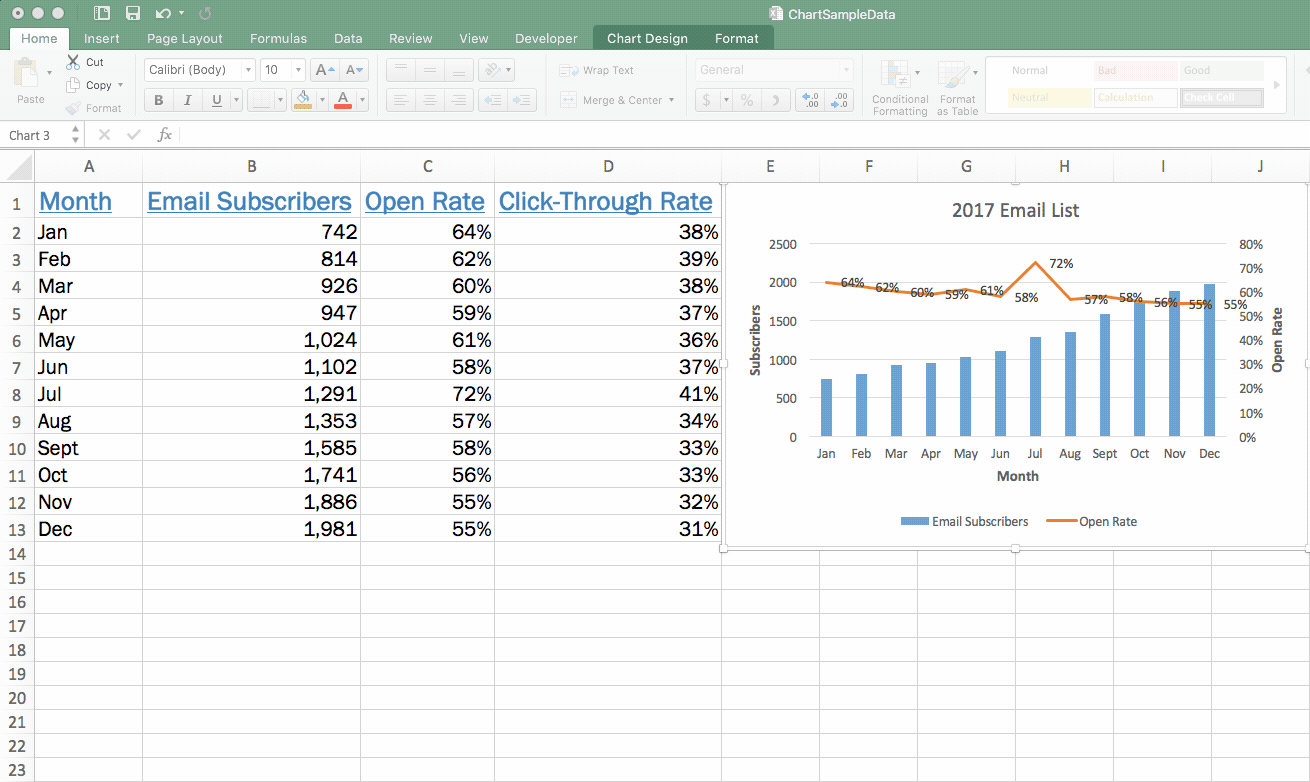 excel for mac combo chart change line to column