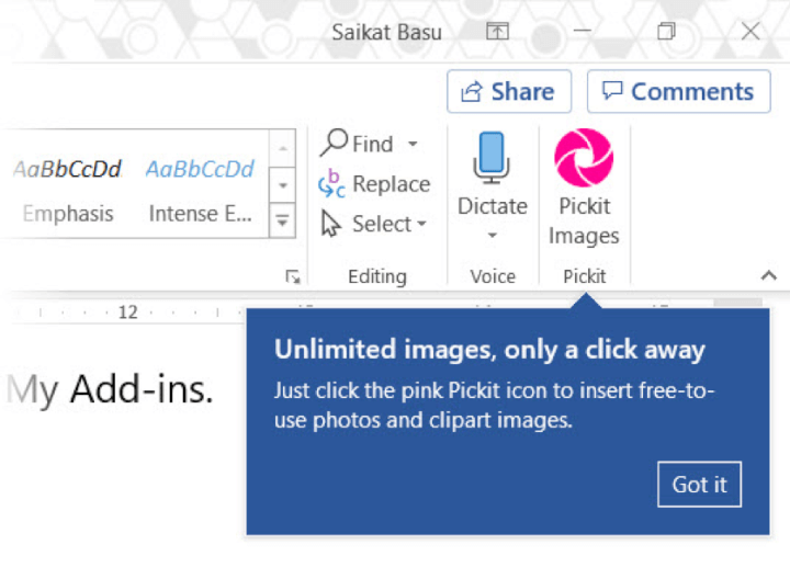 enable dictation in word for mac 2016