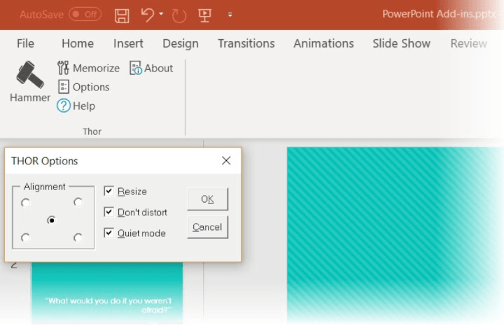 Thor The Hammer - PowerPoint add-in 