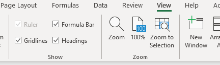 excel data presentation tips