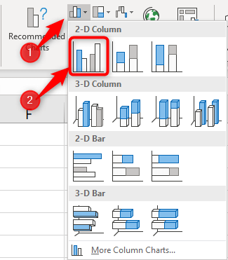 create a simple column chart in excel for mac
