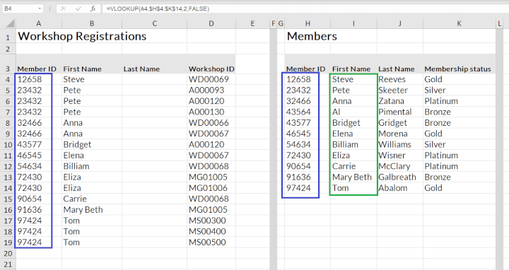 vlookup text excel for mac