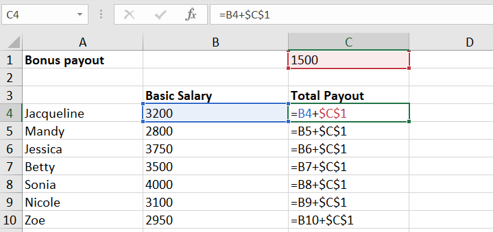 absolute cell reference on excel for a mac