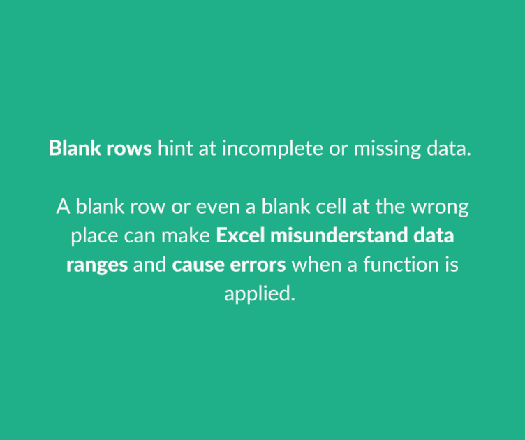 How to Remove Blank Rows in Excel | GoSkills