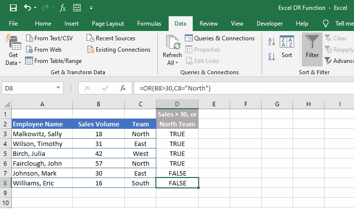 The Excel Or Function Goskills