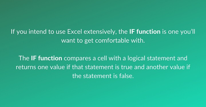 How to Use the IF Function in Excel | GoSkills