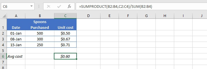 How to Calculate Weighted Average in Excel | GoSkills