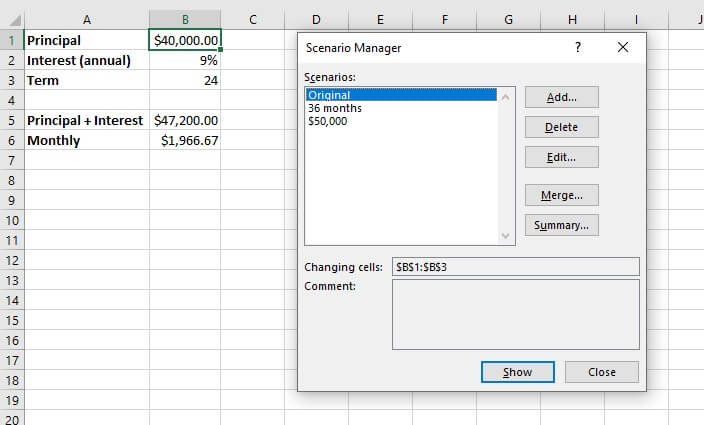 if analysis on excel