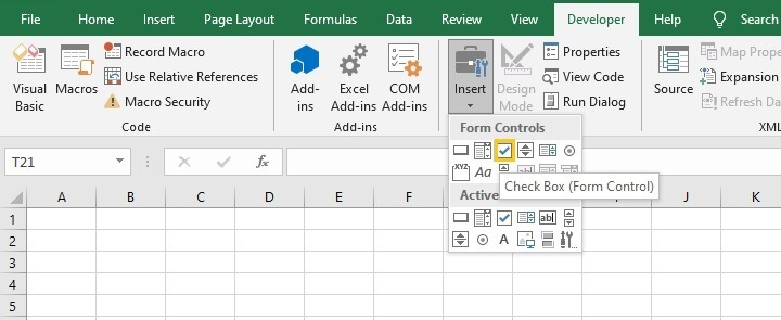 excel for mac make check boxes linked to cell