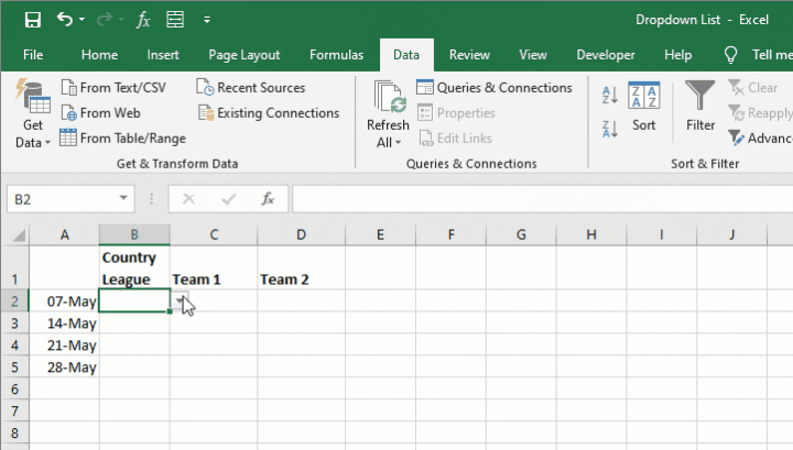 Here S How To Create A Drop Down List In Excel To Restrict Data Excel Hot Sex Picture 7108