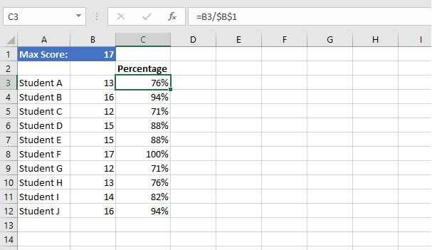 How To Calculate Percentage In Excel Goskills