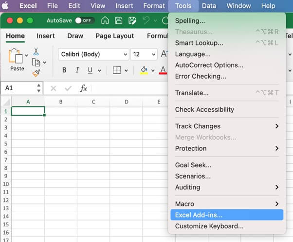 how to find solver in excel for mac
