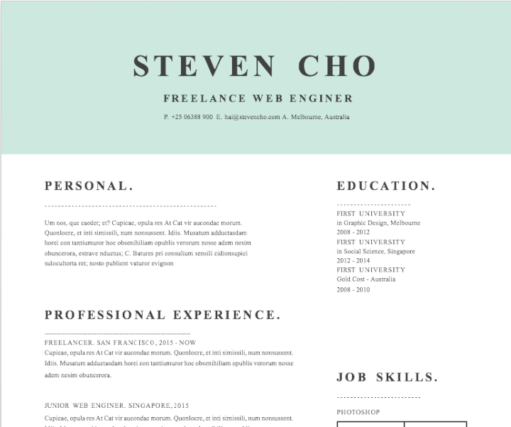 51 Free Microsoft Word Resume Templates Updated March 2020