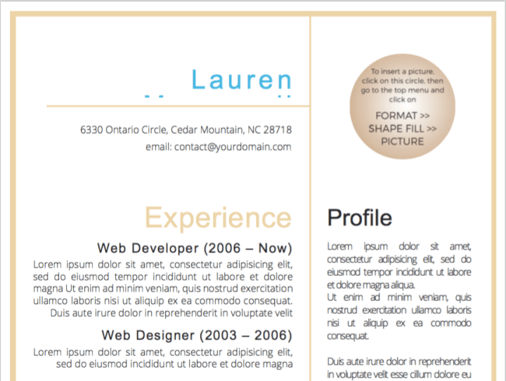 Ms Word 2010 Resume Template from cdn.goskills.com